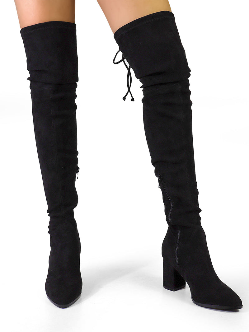Becky Stretchy Thigh High Boots