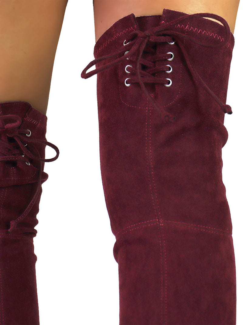 Becky Stretchy Thigh High Boots