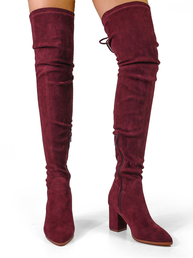 Becky Stretchy Thigh High Boots