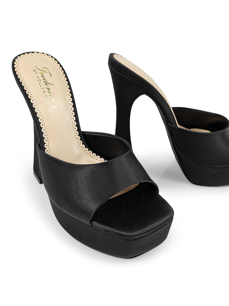 Elaina Platform Mule Heels