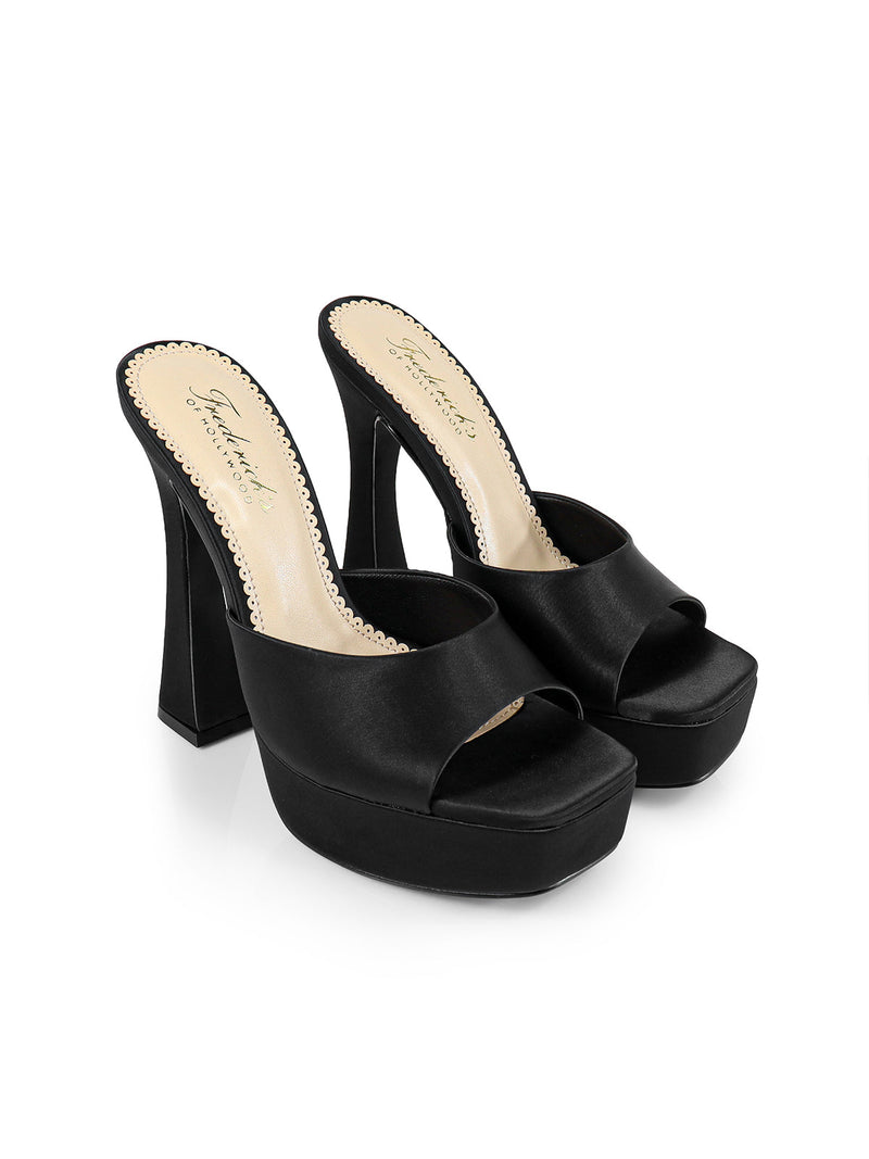 Elaina Platform Mule Heels