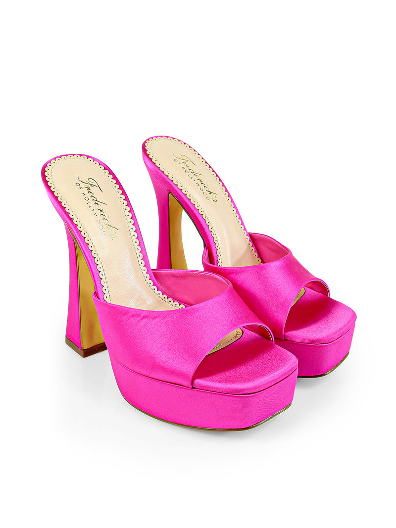 Elaina Platform Mule Heels