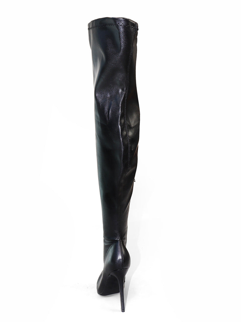 Gisele Stretchy Overknee Heeled Boots