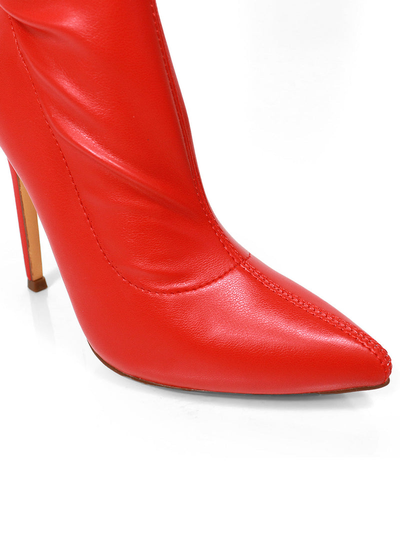 Gisele Stretchy Overknee Heeled Boots
