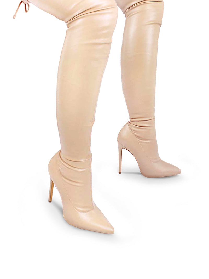 Heidi Stretch Boots - Frederick's of Hollywood