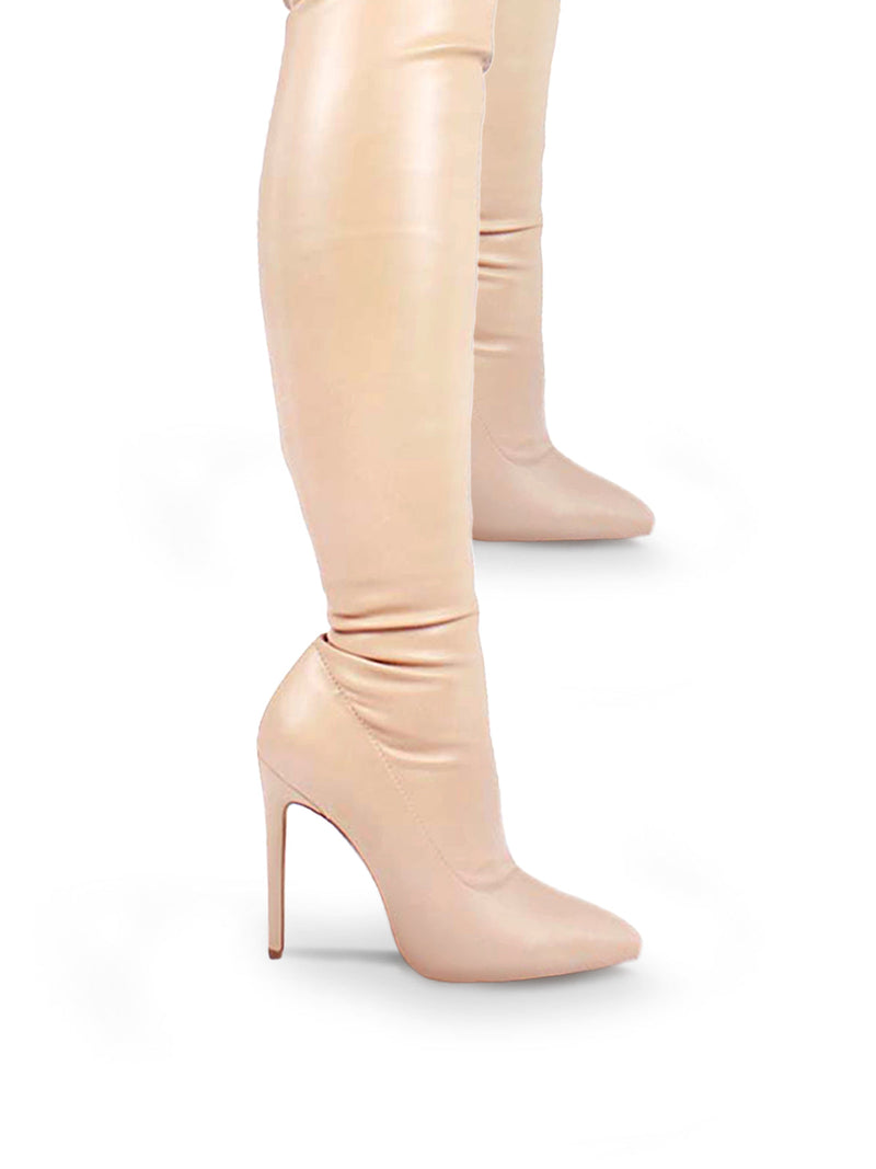 Heidi Stretch Boots - Frederick's of Hollywood