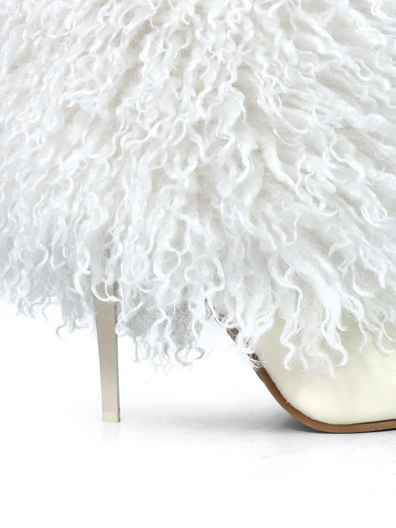 Kiki Pointed Toe Fluffy Boot