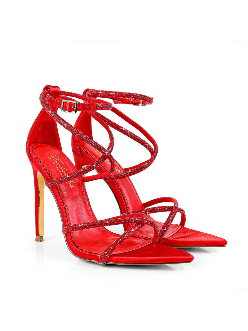 Laurent Rhinestone Heel