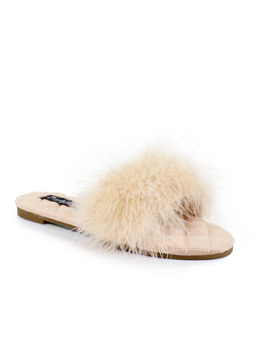 Maxim Feather Flat Sandal