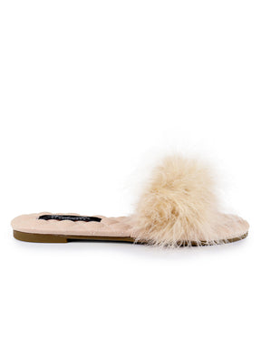 Maxim Feather Flat Sandal