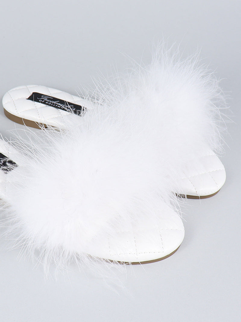 Maxim Feather Flat Sandal