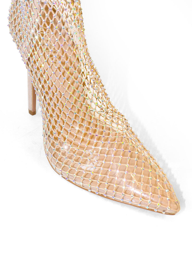 Sebrina Over The Knee Rhinestone Boots