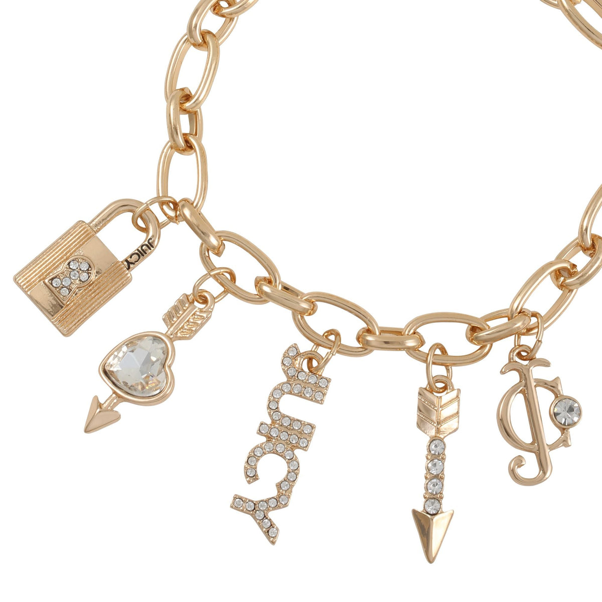 Lock and Key Toggle Charm Bracelet