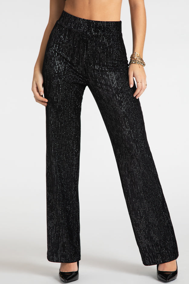 Shimmery Corduroy Velour Pants