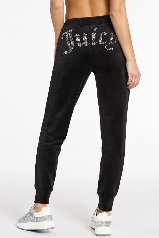 Big Bling Velour Jogger