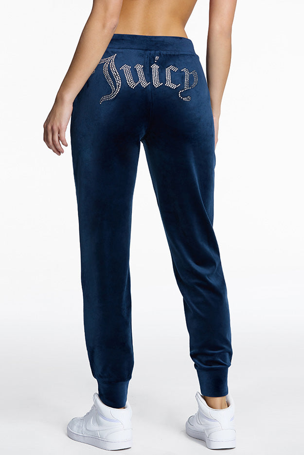 Big Bling Velour Jogger