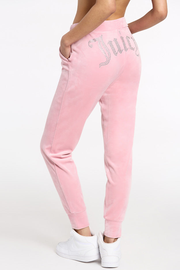 Big Bling Velour Jogger