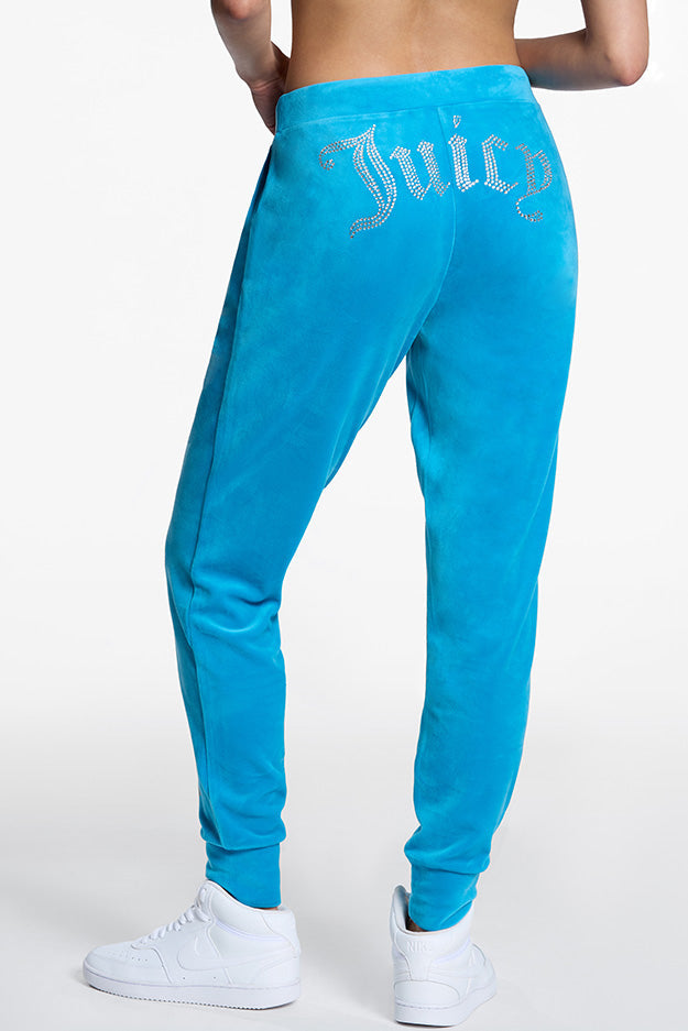 Big Bling Velour Jogger