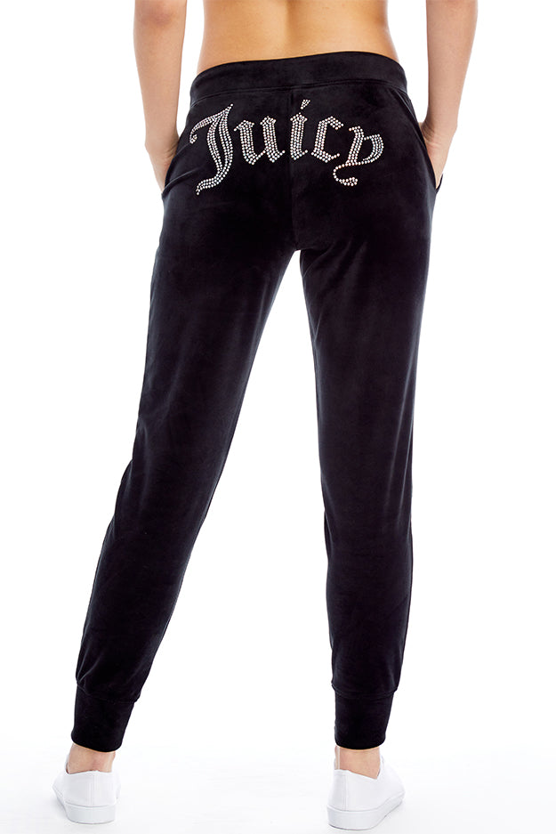 Big Bling Velour Jogger - 22SPR