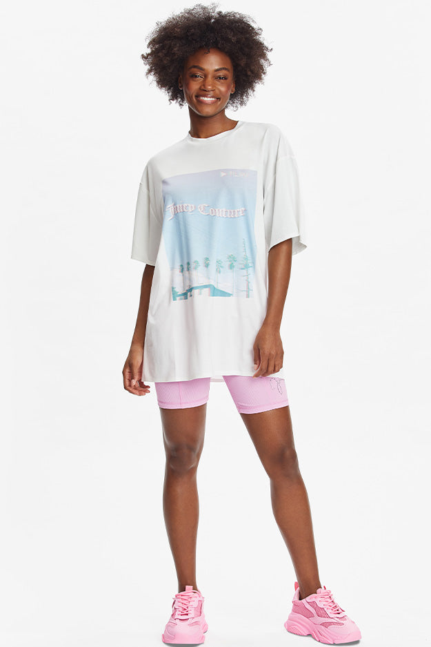 Palm Tree Oversized Tee