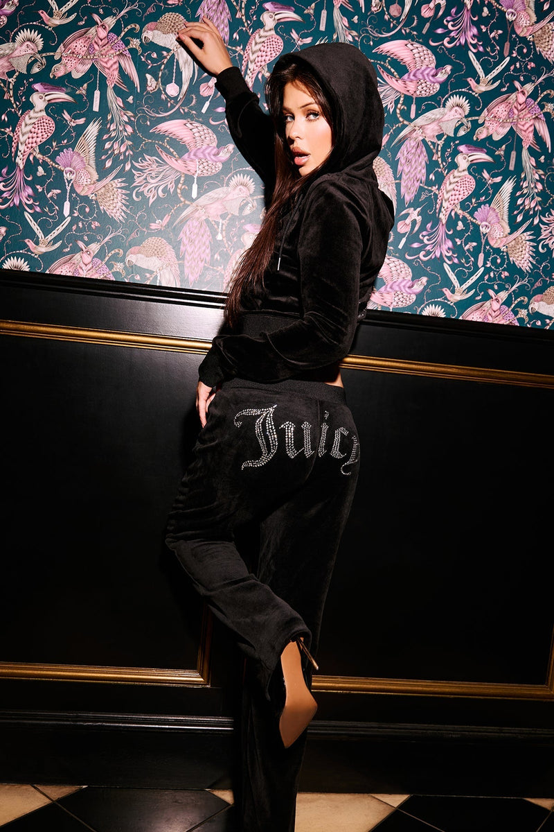 OG Big Bling Velour Track Pants