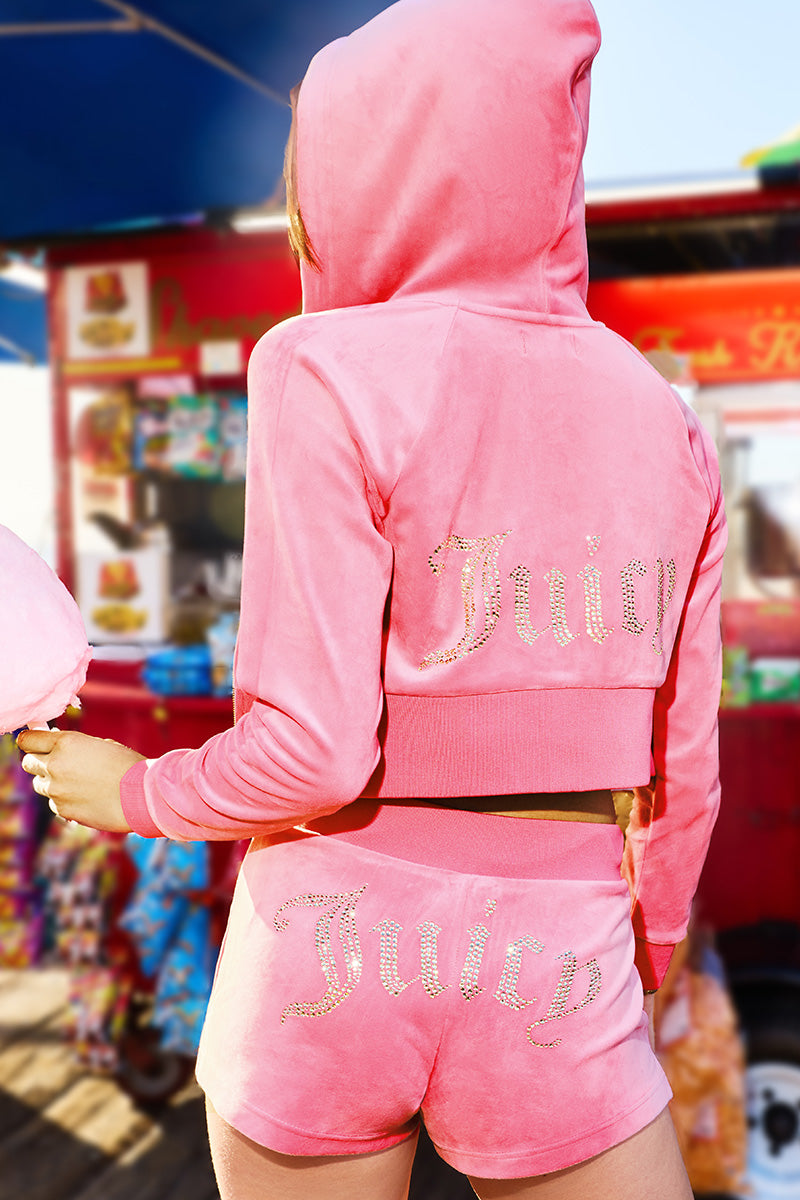 Scottie Big Bling Velour Hoodie