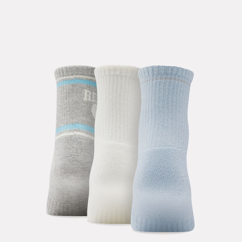 Women's 3-pack Terry Mid Crew Socks