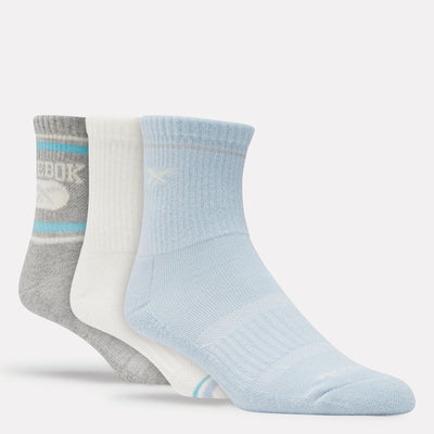 Women's 3-pack Terry Mid Crew Socks