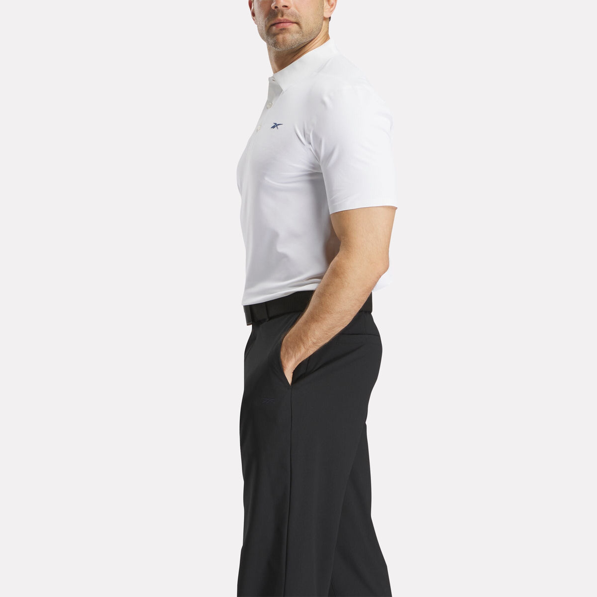 Short Sleeve Bonded Micro Pique Polo Shirt