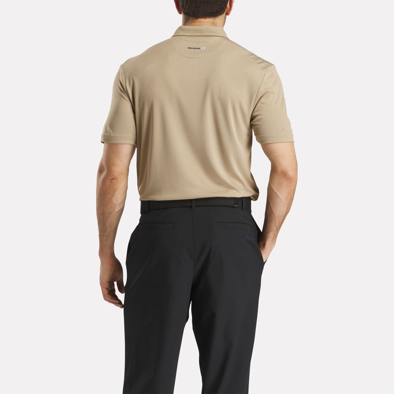 Men's Short Sleeve Oxford Knit Pique Polo Shirt