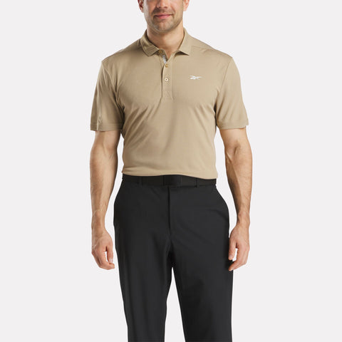 Men's Short Sleeve Oxford Knit Pique Polo Shirt