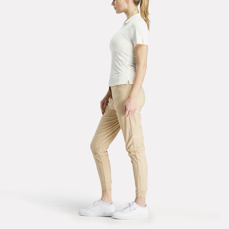 Women's Short Sleeve Zip Bodycon Golf Polo Shirt