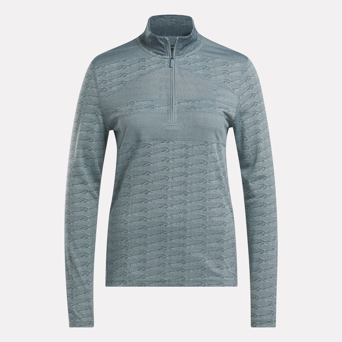 Women's Long Sleeve Engineered Vector Jacquard 1/4 Zip Golf Pullover Top