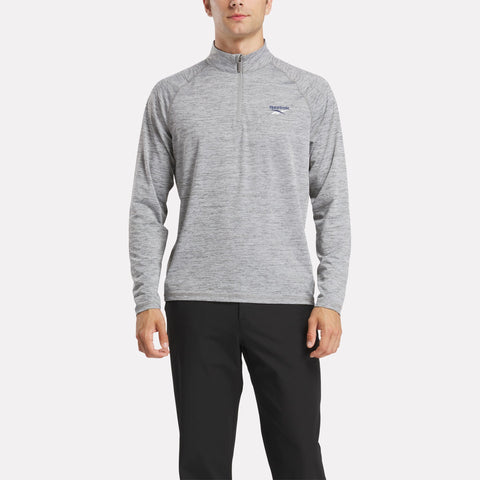 Men's Cationic Wicking Quarter-Zip Sweatshirt