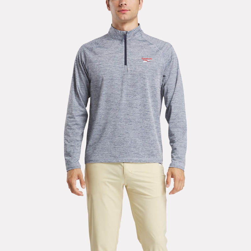 Men's Cationic Wicking Quarter-Zip Sweatshirt