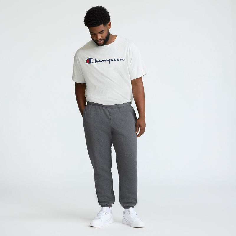 Powerblend Sweatpants, Cinched Bottom, C Logo - Big & Tall