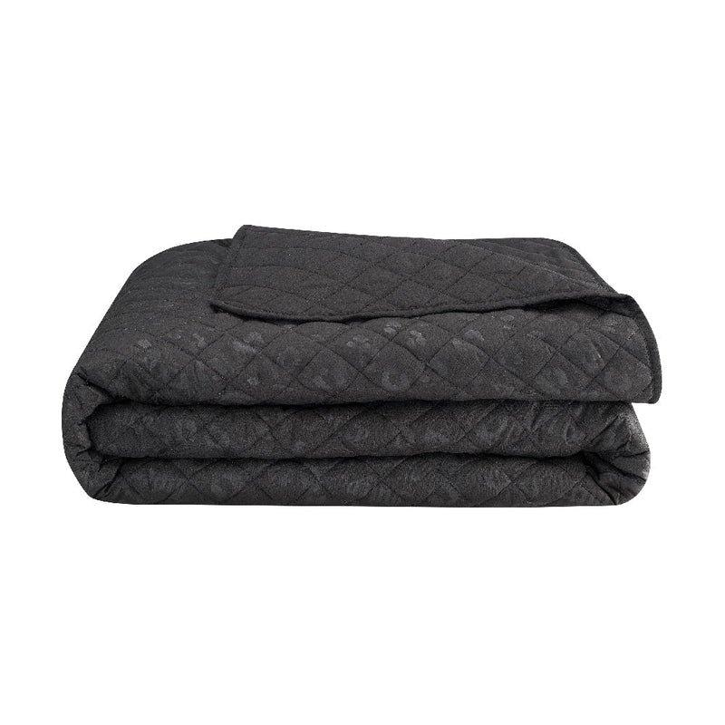 Black Leopard Embossed Quilt Set - Juicy Couture