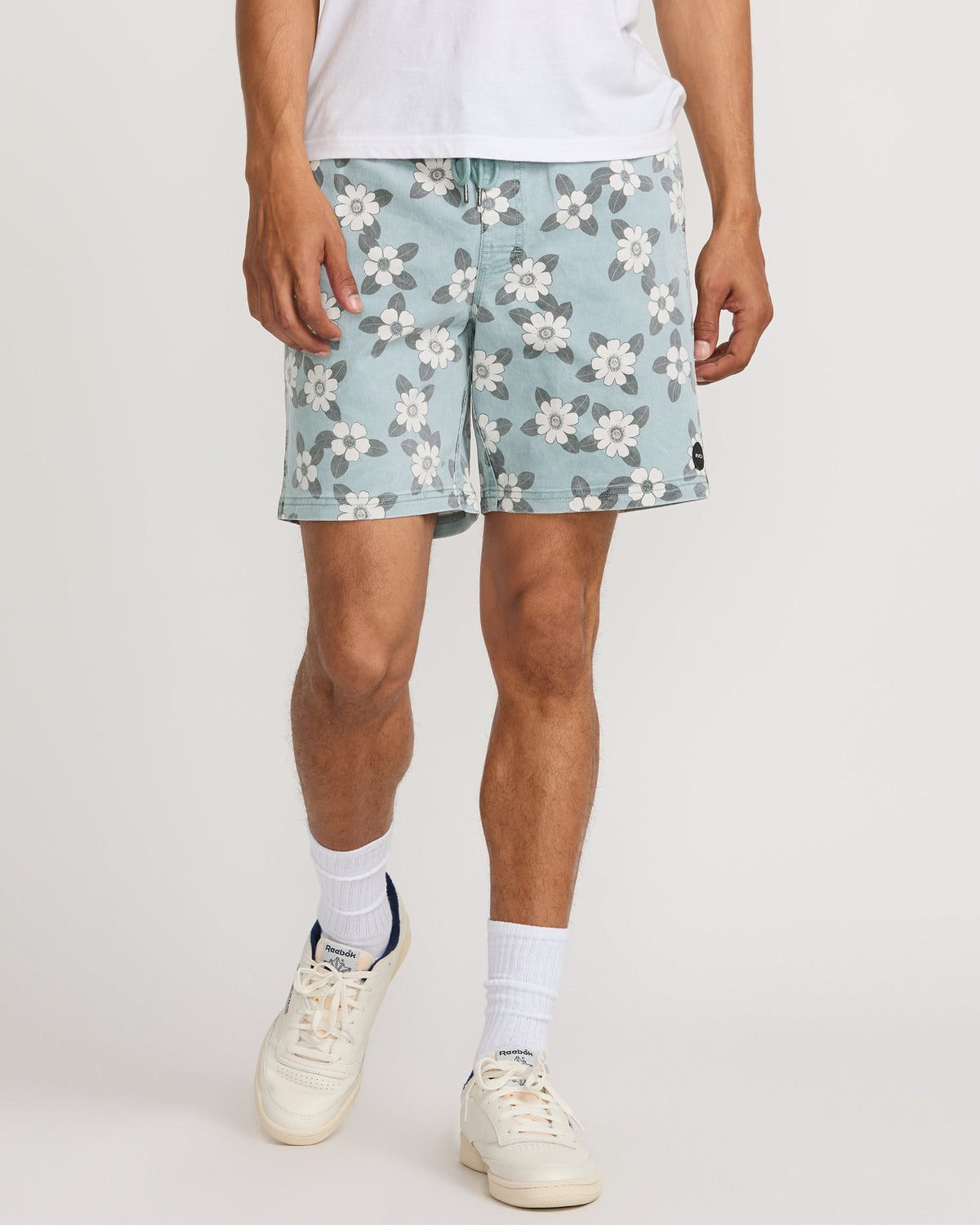 Escape Elastic Print Short 17"