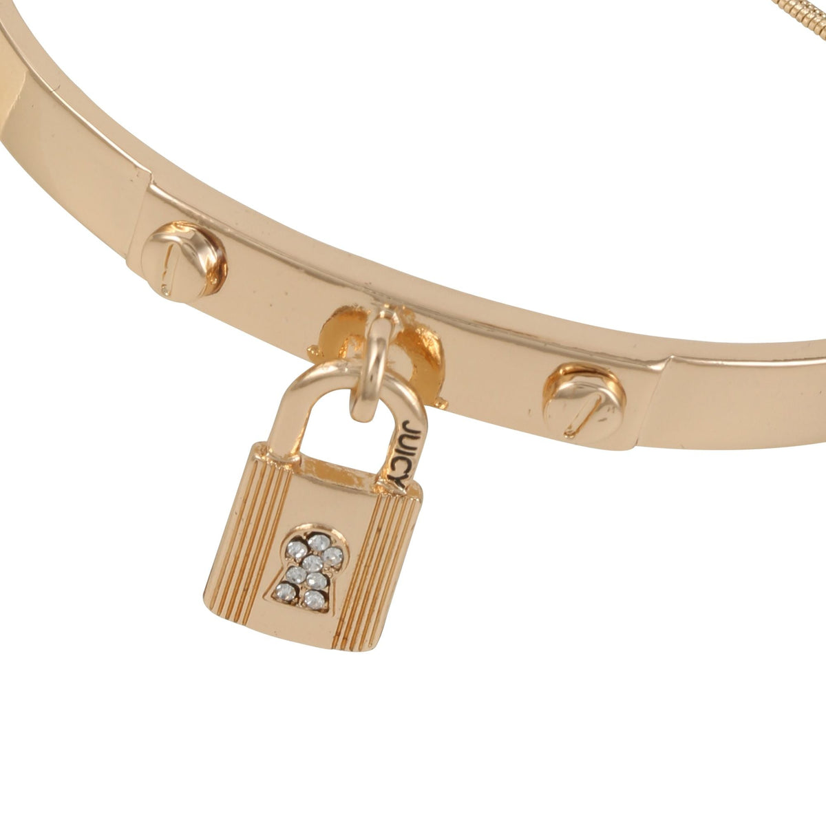 Lock Charm Slider Bracelet