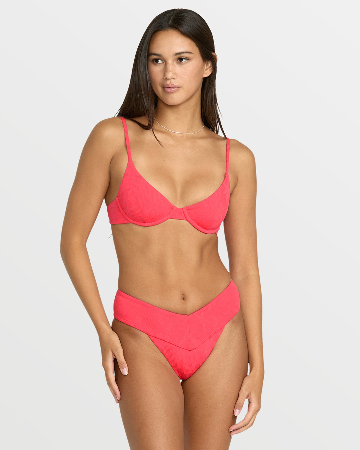Women's Blossom Daze V Bottom Bikini Bottom - True Red