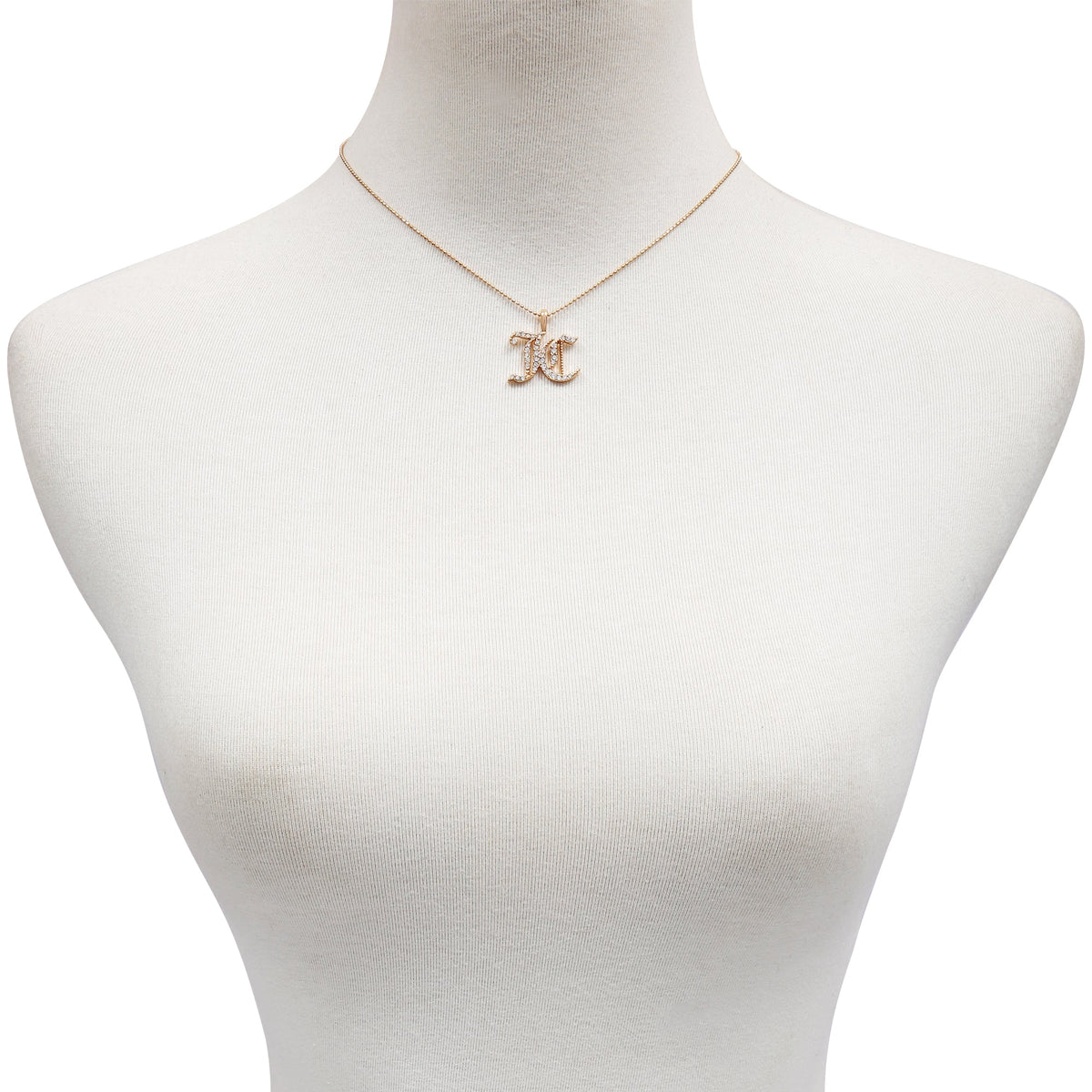 Monogram Pendant Necklace