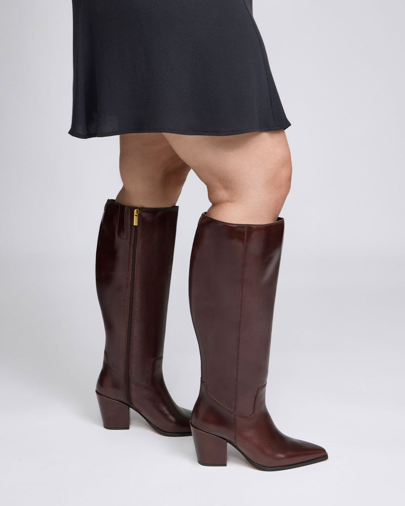 Pamlia Extra Wide Calf Knee High Boot