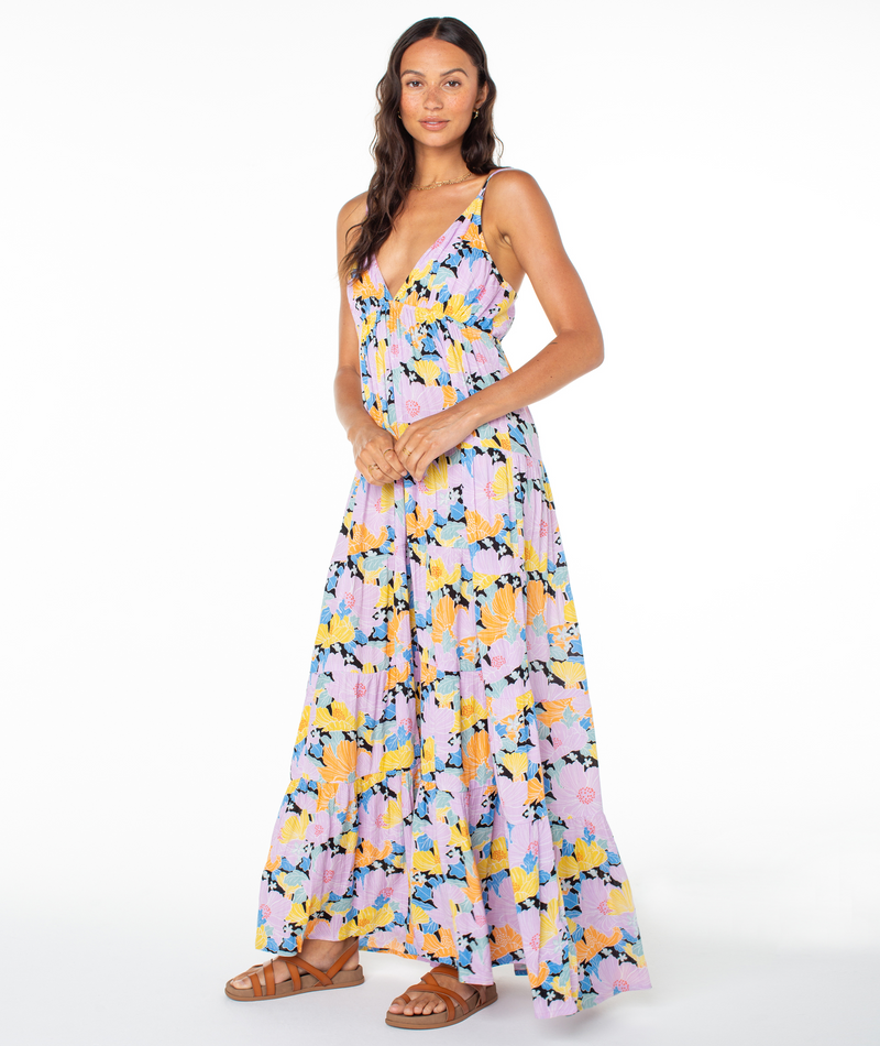 Honolulu Glow Maxi Woven Dress - Roxy