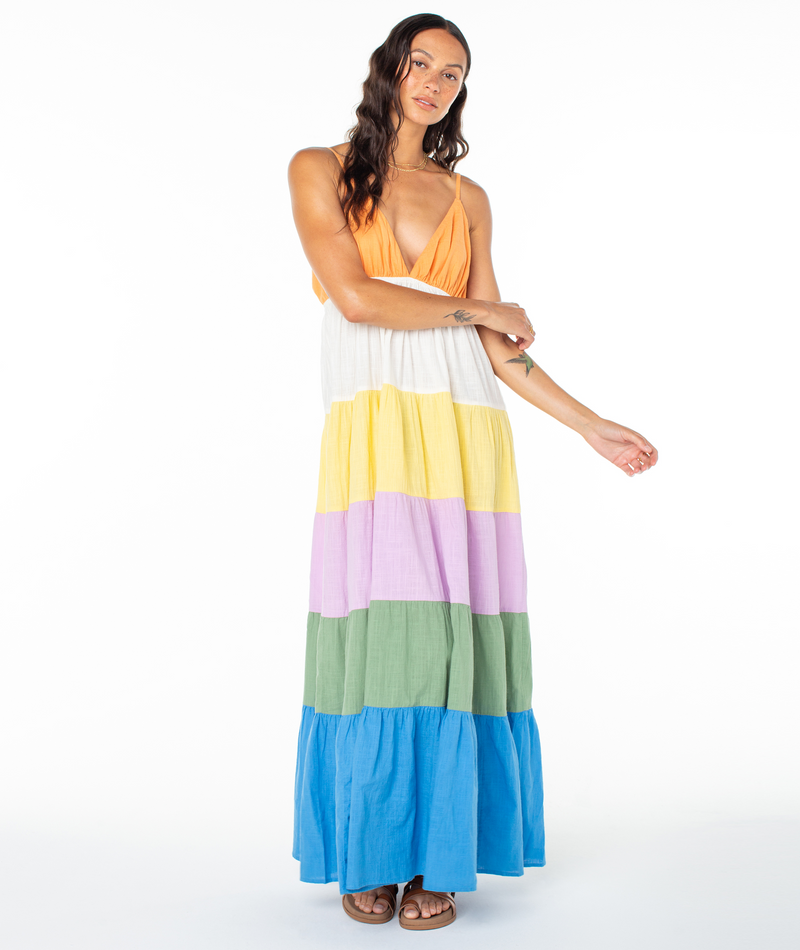 Honolulu Glow Maxi Woven Dress - Roxy