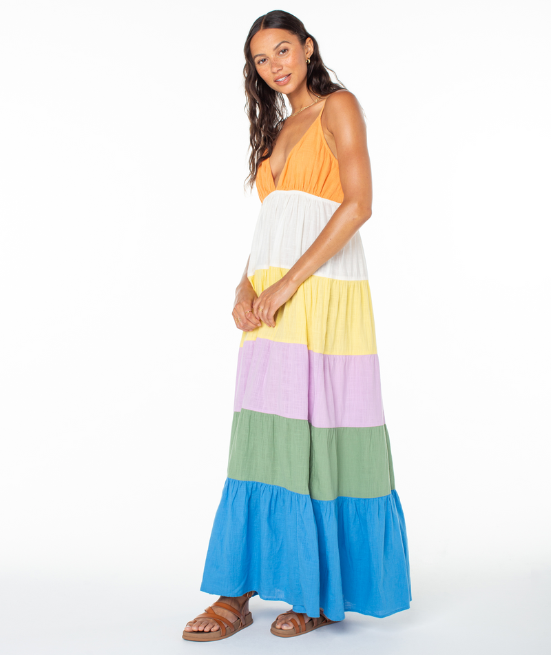 Honolulu Glow Maxi Woven Dress - Roxy
