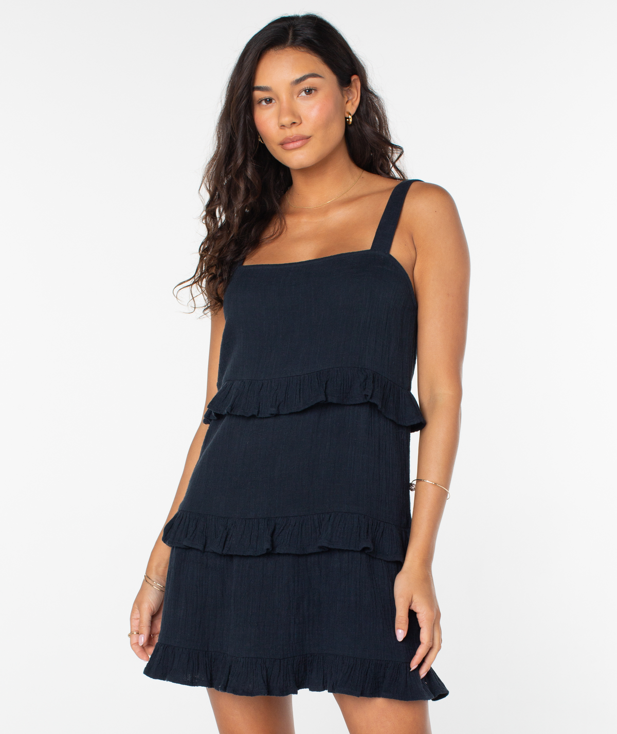 Soft Sand Mini Woven Dress - Roxy