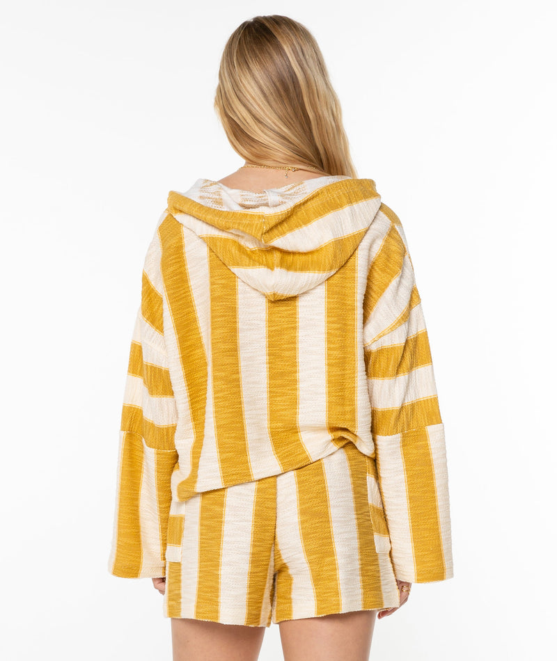 Rich Coast Striped Poncho - ROXY