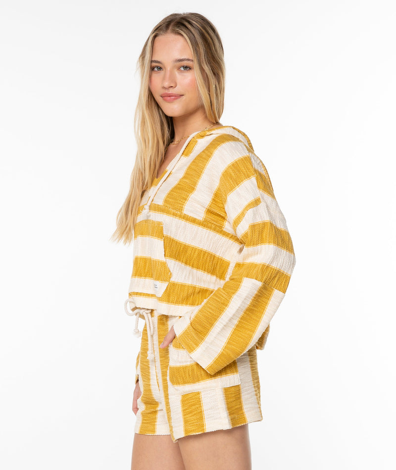 Rich Coast Striped Poncho - ROXY