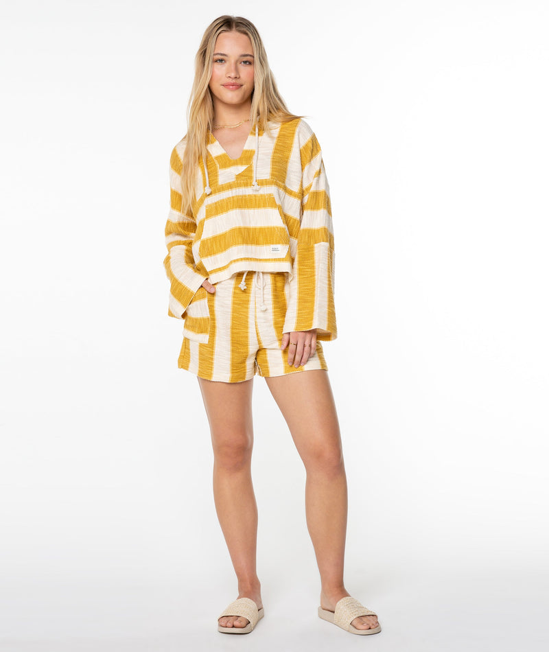 Rich Coast Striped Poncho - ROXY