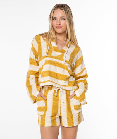 Rich Coast Striped Poncho - ROXY